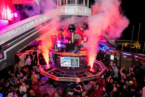 Der DJ beim Bergliebe Festival