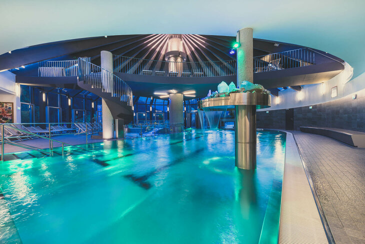 Blick in das Kristallbad