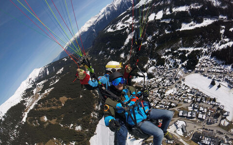 Tandem Gleitschirmfliegen