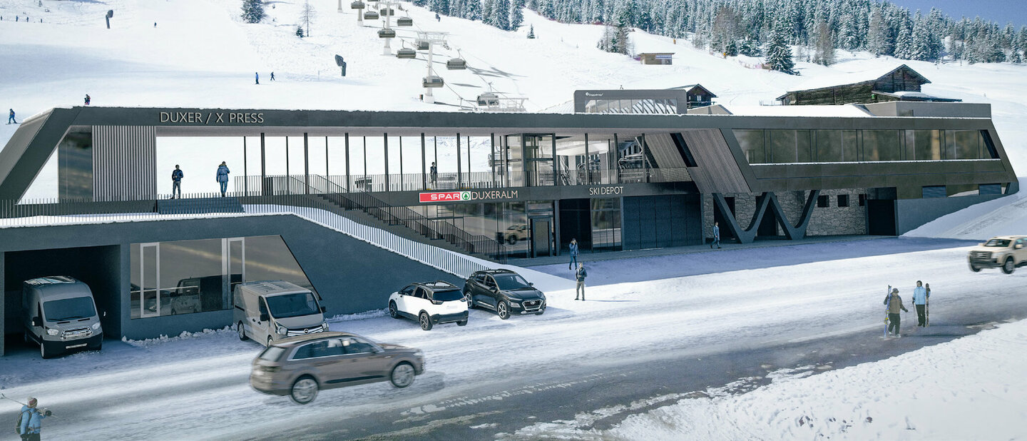 Blick auf die Talstation