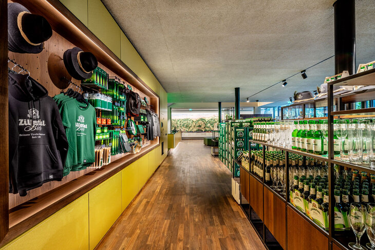 Blick in den Shop des Braukunsthauses