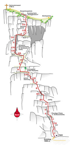 Karte Gerlossteinwand