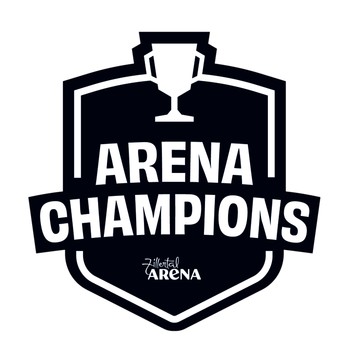 Dunkelblaues Arena Champions Logo