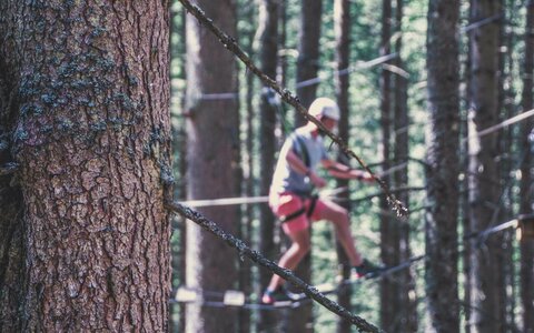 Hoog touwenparcours Gerlos