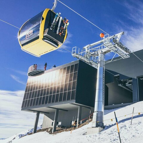 Blick auf die Station der Stuanmandlbahn